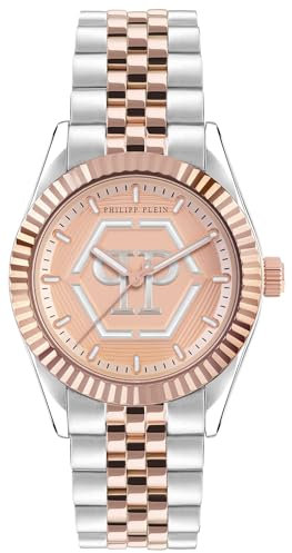 Philipp Plein Damen Uhr Analog Quarz Date Superlative PW2BA0423 Edelstahl