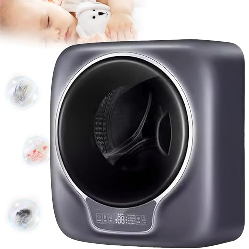 Qiang 1750W Mini Lavadora Portátil Capacidad De Lavado 3 Kg Potencia De Lavado 100w,Montado En Pared,Washing Machine Carga Frontal para Apartamentos,Hotel,Dormitorio