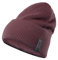 FALKE Unisex Beanie-Mütze Basic Hat Pearlstitch U Be Wolle schnelltrocknend warm 1 Stück, Braun Dark Choco 5162, OneSize