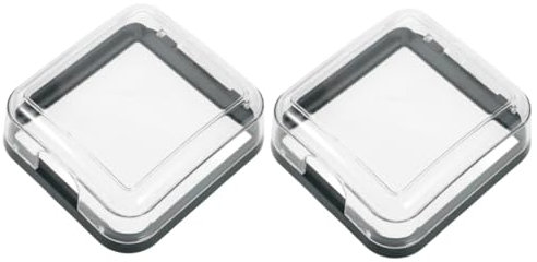 Hemobllo 2stücke Steckdosenabdeckung Selbstklebende Schutzabdeckung Für Badezimmer Und Zuhause Spritzwassergeschützt Transparent Praktisch Und Langlebig Für Steckdosen