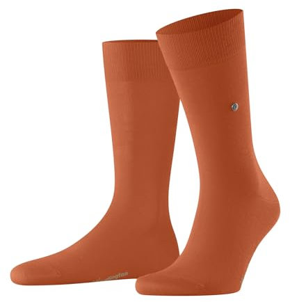 Burlington Herren Socken Lord M So Baumwolle einfarbig 1 Paar, Orange Pumpkin 8364, 40-46
