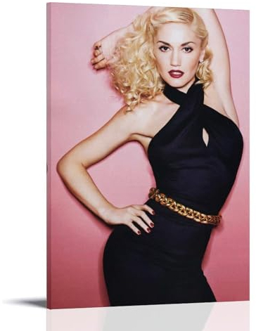 XXueMei Gwen Stefani-2Singer Musikposter, Albumcover, Poster, dekorative Gemälde, Leinwand, Wandposter und Kunstdrucke, moderne Heimdekoration, Poster, 40 x 60 cm, Rahmenstil