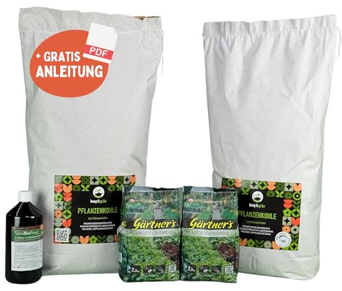 keep it grün Terra Preta Starter-Set für 400L Terra Preta | verbessert Bodenstruktur & Humusbildung, speichert Wasser & Nährstoffe, langfristig Fruchtbarkeit, zum selber anmischen