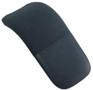 Souris pliable sans fil Bluetooth silencieuse pour ordinateur Mac OS Souris de bureau portable pliable (noir)