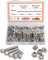 huruirui M5 Vis Avec Écrous,Vis À Tête Cylindrique À Six Pans Creux,150Pièces Ensemble De Boulons Et Écrous En Acier Inoxydable 304 - Antirouille, Boulons Assortiment