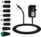 24V 1A Power Supply 24 Volt AC to DC Power Adapter with Multiple Heads DC Plug Universal Charger for Massage Gun Led Strip Light CCTV Camera Router Sound Bar Nail Lamp Electronics