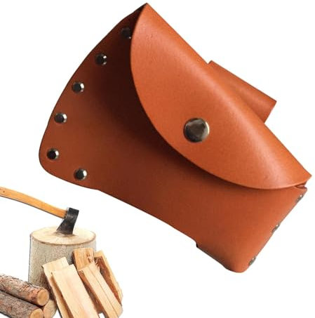 Leather Axe Holster,Soft Leather Axe Belt Loop Axe Holster | Hammer Holder Strong Weight Capacity Hammer Hatchet Carrier for Outdoor Hiking Outdoors Work