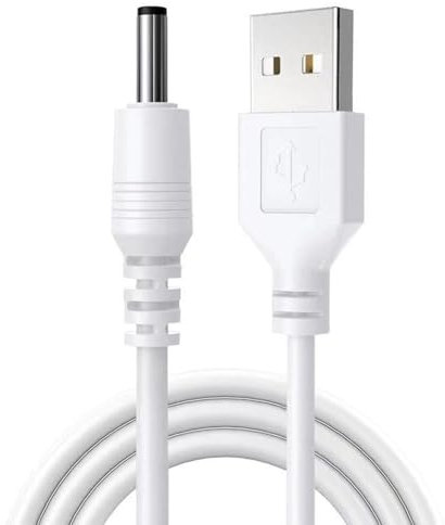 NSGWKZD USB to 3.5 x 1.35mm Plug Barrel Jack 5V DC Power Supply Cord Cable 3.3 ft, 2A Fast Charger Charging