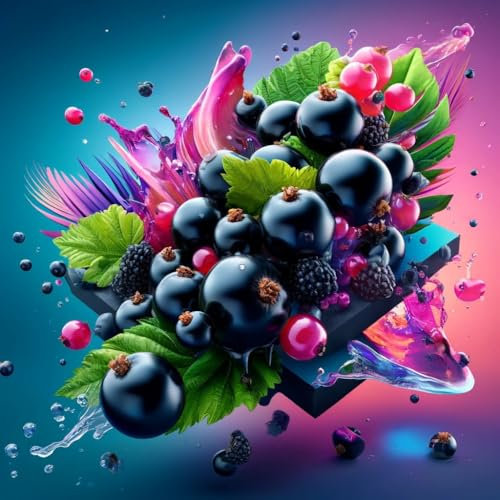Grosella Negra - Concentrado de Aroma de Cassis - Vegano - Sasami - 10ml