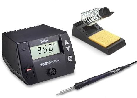 Weller WE 1010 (T0053298393) 70W/230V Digitale Lötstation, Limitierte Schwarze Edition zum 80. Jubiläum inkl. Geschenk-Lötspitze