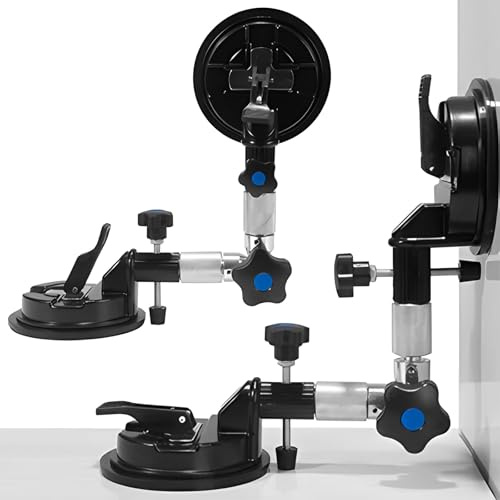 OKSTENCK 2PCS Right Angel Stone Seam Setter Suction Cup,90-Degree Right-Angle Suction Cup Lifter, Worktop Granite Installation Tool, Suitable for Glass and Marble Slabs.