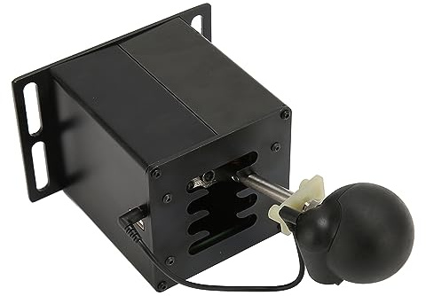 ZJchao USB-Simulator-Schalthebel, 7+R-Sequentieller Schalthebel mit Verbessertem Hall-Sensor für PC, Kompatibel mit Lenkrädern und DiRT 2.0 WRC ETS2-Rennspielen