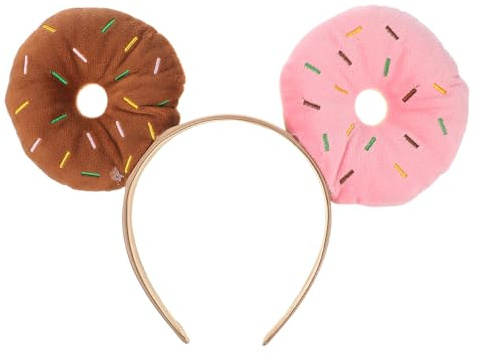 Gatuida Karnevalsstirnband – Buntes Donut-Kostüm-Party-Accessoire, Candy-Spa-Haarband in Donut-Form, Geburtstags-Cosplay-Requisite für Mädchen