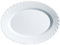 Dajar 00090 Ovale Piatto da Portata Trianon LUMINARC, Vetro, Bianco, 29 X 21, 5 x 2 cm