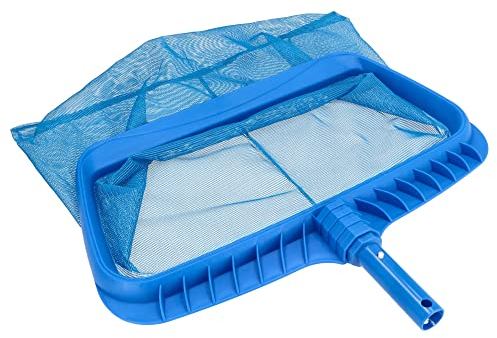Duraol Bodenkescher mit verstärkter Aufnahme I Bodenkescher Pool für Teleskopstange I Kescher für Pool/Planschbecken & Whirlpool I Poolkescher feinmaschig & stabil I Schwimmbad Zubehör