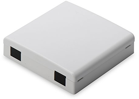 DIGITUS Professional LWL Spleißbox FTTH für 2 Spleiße zur Wandmontage, für SC/SX oder LC/DX