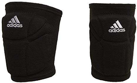 adidas Elite Knieschoner für Erwachsene, unisex, Schwarz/Weiß, Größe L, Farbe: Schwarz/Weiß, Large