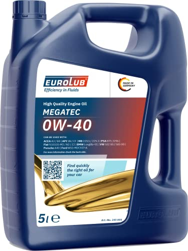EUROLUB MEGATEC SAE 0W-40, 5 Liter