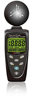 LATNEX HF-B3G Triple Axis HF RF Power Meter Analysegerät und Detektor Messen EMF cell phones-smart meters-cell towers-microwave-blouetooth-calibrated-used für EMF Home inspections