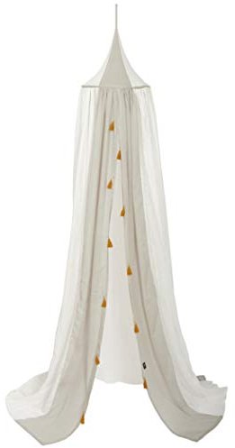 Anniutwo Roommate 1003794 Baldachin Betthimmel Canopy Vorhang mit goldenen Bommeln