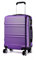 KONO Valigia Media 65cm Rigida ABS Trolley da 24 pollici Leggero e Resistente con 4 Ruote Rotanti Valigie, Viola