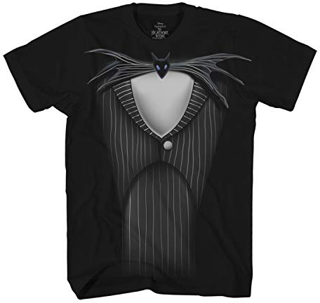 Disney Nightmare Before Christmas Shaded Jack Skellington Costume Tuxedo T-Shirt