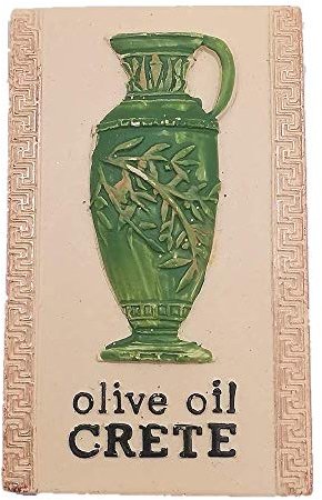 3D Olivenöl Kreta Griechenland Kühlschrankmagnet, Haus & Küche Dekoration Magnetaufkleber Griechenland Kühlschrank Magnet Reise Souvenir Geschenk