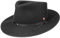 Mayser UDO Haarfilzhut Musikerhut Bogarthut Stern Made in EU Herren Sommer Winter schwarz 62 cm