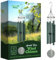 Nature's Melody Aureole Tunes Windspiel, Outdoor-Windspiel mit 6 Röhren, in C-Pentatonik gestimmt, 100% rostfreies Aluminium, Pulver-Finish und S-Hakenaufhänger für Trauer, Andenken oder Zen-Garten