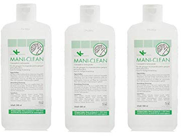 KK Mani-Clean Neutral, Flüssigseife im 3 x 500 ml Set, unparfümierte Handseife, hautfreundlich und mild, rückfettend, ph neutral, kompatibel mit gängigen Spendersystemen