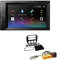 Pioneer DMH-A240BT 2-DIN Autoradio Bluetooth USB passend für Mazda MX-5 III Facelift ab 2008 schwarz
