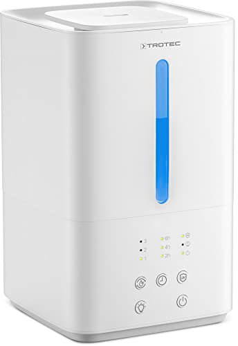 TROTEC Humidificateur d'air à ultrasons B 3 E avec diffuseur d'huiles Bac de 4,2 l Humidificateur