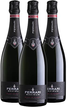 Ferrari Maximum Blanc De Blancs Trento DOC, 3 bottiglie