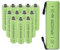 CITYORK Lot de 12 piles AA rechargeables 1,2 V NiMH 2200 mAh avec onglets, haute capacité et conçues pour les batteries