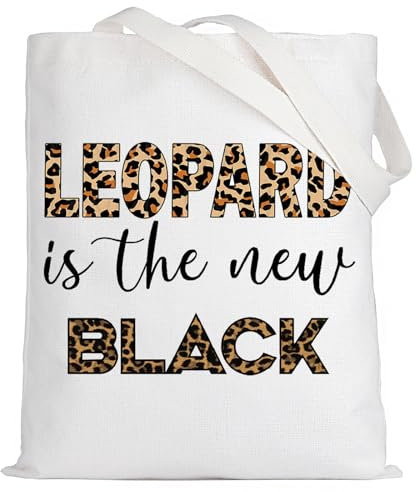 LEVLO Lustige Leoparden-Kosmetiktasche, Leopardenliebhaber, inspiriertes Geschenk, Leopardenmuster, ist die neue schwarze Make-up-Tasche mit Reißverschluss