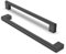 FURNIWARE 10 piezas manija de gabinete, distancia de orificio de 256 mm, manijas de muebles de acero inoxidable, tiradores de armario, manija de gabinete de cocina,negro mate