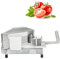 Coupe-tranche de tomate Hachoir à légumes Coupe-tranche manuel en acier inoxydable Coupe-tranche alimentaire professionnel robuste Haute efficacité pour fruits, tomates, pommes de terre(4,7 mm)