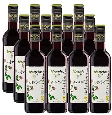 Biorebe Merlot trocken 2020/2021 (12 x 0.25 l)