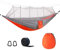 Kyrio Camping Hammock with Mosquito Net, 290x140cm Durable Portable Nylon Travel Hammock, Set for Outdoor Hiking and Wilderness Survival Trips (440lbs Capacity)