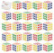Vdealen Mini Zauberwürfel Set Speed Cube von Zauberwürfel Original Glattes Stickerless Magic Würfel für Kinder Schulbelohnungen & Klassenzimmerpreis für Studenten Geburtstagsparty-Dekoration(24 Pack)