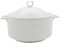REANRO Soupière en céramique - Grande capacité de 3,8 l - Bol de service rond avec couvercle et poignées pour salade, pâtes, nouilles, ragoût, micro-ondes et lave-vaisselle - Blanc