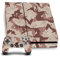 Head Case Designs Braun Camo Tarnung Vinyl Haut Gaming Aufkleber Abziehbild Abdeckung kompatibel mit Sony Playstation 4 PS4 Console and DualShock 4 Controller Bundle