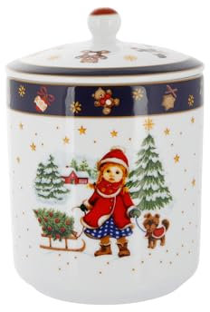 KASANOVA Barattolo Natale 14x11 cm Blu blu Utensili e accessori