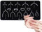 Sello de uñas de San Valentín - Placa de estampado de uñas para mujer, novia, hermana para casa, hotel, viajes Bellv