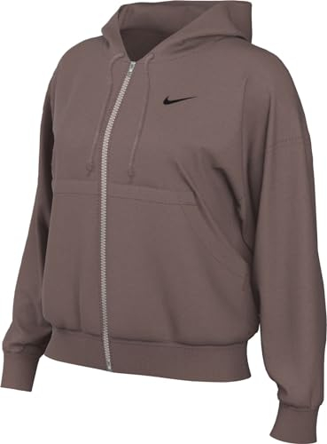 Nike DQ5758-208 Sportswear Phoenix Fleece Felpa con Cappuccio Donna Smokey Mauve/Black Taglia S