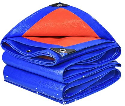 XYXHEII Lonas Impermeables para Terrazas Exteriores 2x2m, Lonas para Piscinas con Ojales De Aluminio, Lona De Protección Reforzada, Lona De Barco para Camping