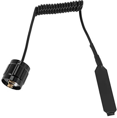 RUANI Pulsante Interruttore a Distanza Interruttore a per Lampada Torcia Frontale a LED 501B