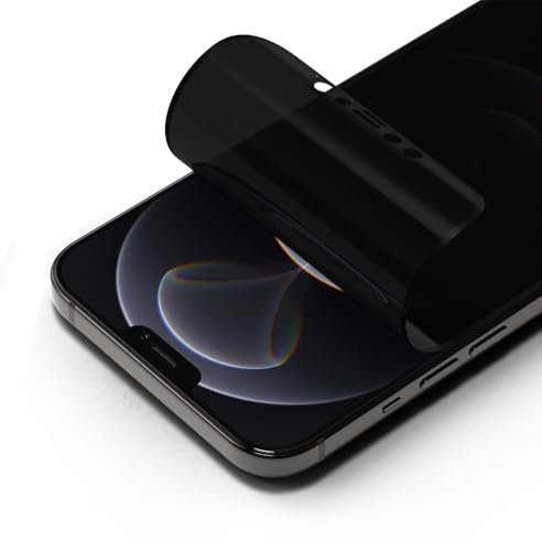 RhinoShield Impact Screen Pro Privacy Bildschirmschutz kompatibel mit [iPhone 12/12 Pro] | Überlegener Aufprallschutz, kratzfest, mit Blaulichtfilter, inkl. Ausrichtungsrahmen