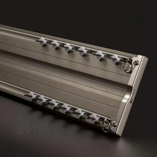 Strapazierfähiges Deckenschienensystem für Vorhänge, 5 m breit, Raumteiler, Duschvorhang, ideal für Wohnzimmer/Schlafzimmer (Größe: 3 m, Farbe: B)