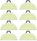 Wivplex 4/8pcs Mop Pads, for Shark, for RV2610WA AV2610WA Vacuum Cleaner Replacement Microfiber Soft Pads Dry And Wet Usage Floor Cleaning Robot Mop Refill Pads(8 PACK)